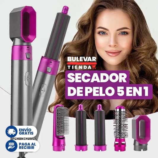 CEPILLO SECADOR REMNLIGNTON 5 EN 1 CON GARANTIA DE POR VIDA