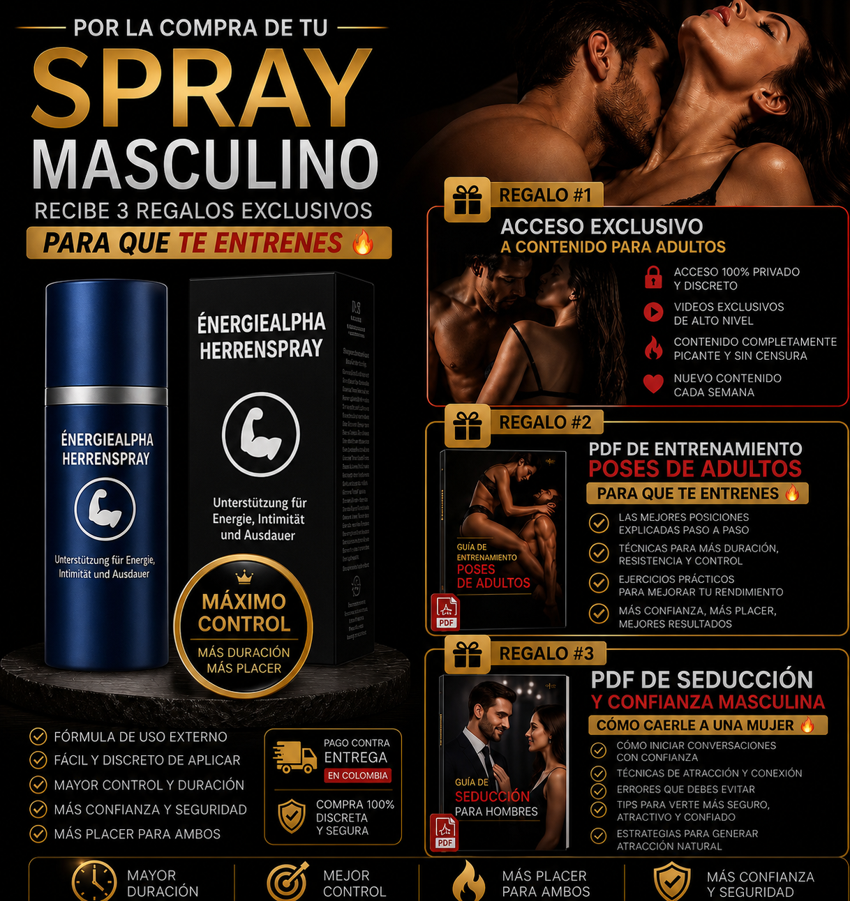 ÉnergieAlpha Mens | ¡Erecciones potentes en solo 5 minutos!