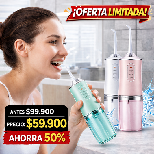 Irrigador bucal con Garantía de por vida