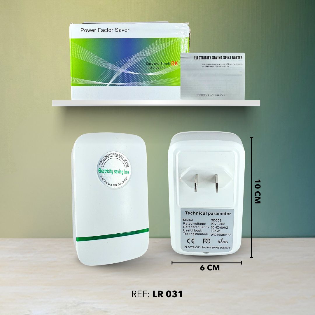 AHORRADOR DE ENERGÍA  LR 031 CON GARANTIA DE 2 AÑOS PRODUCTO GARANTIZADO